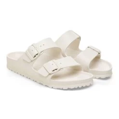 Birkenstock Women's Arizona EVA - Eggshell (Narrow Width) -Sandals Outlet 1027305 pair 60893.1710874976