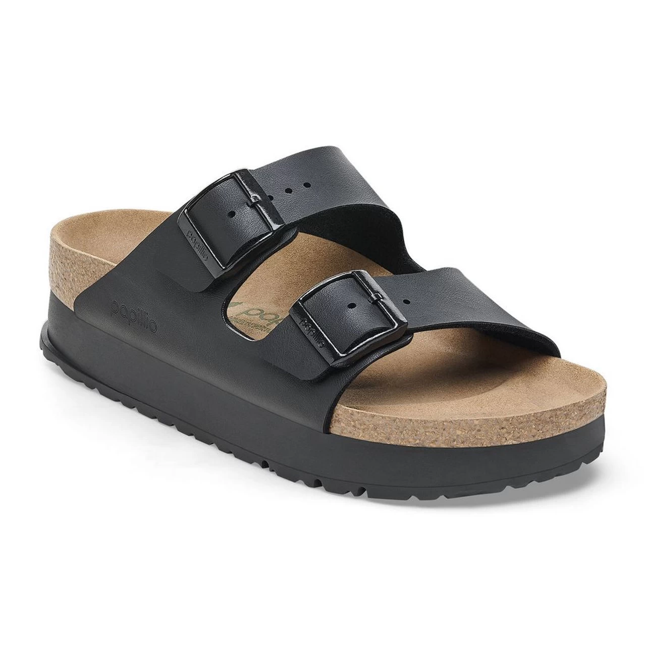 Birkenstock Papillio Women's Arizona Flex Platform Birko-Flor - Black (Narrow Width) 3 Birkenstock Papillio Women's Arizona Flex Platform Birko-Flor - Black (Narrow Width)