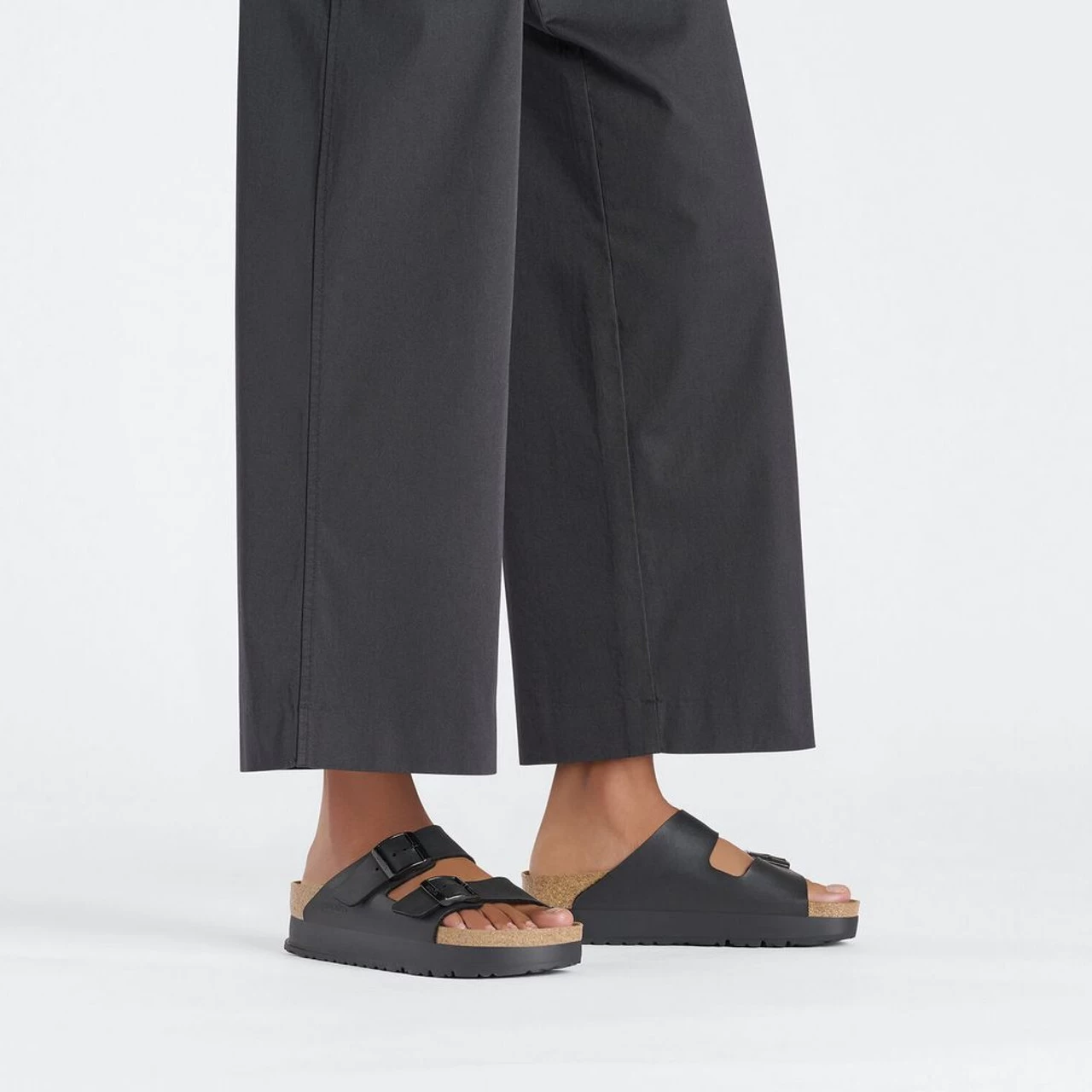 Birkenstock Papillio Women's Arizona Flex Platform Birko-Flor - Black (Narrow Width) 9 Birkenstock Papillio Women's Arizona Flex Platform Birko-Flor - Black (Narrow Width) - Image 7