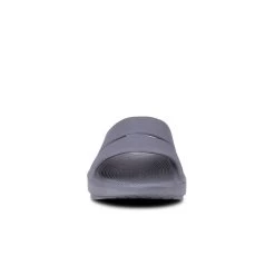 OOFOS OOahh Slide - Slate -Sandals Outlet 1100SLATE 3 42351.1663346241