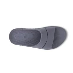 OOFOS OOahh Slide - Slate -Sandals Outlet 1100SLATE 6 52647.1663346238