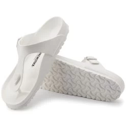 Birkenstock Women's Gizeh EVA - White (Narrow Width) -Sandals Outlet 128221 sole 89210.1710695810