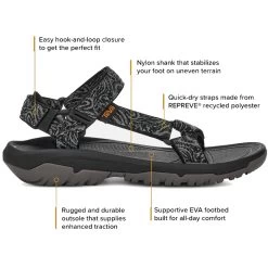 Teva Men's Hurricane XLT2 - Lava Dark Gull Grey -Sandals Outlet 12 25809.1679684874