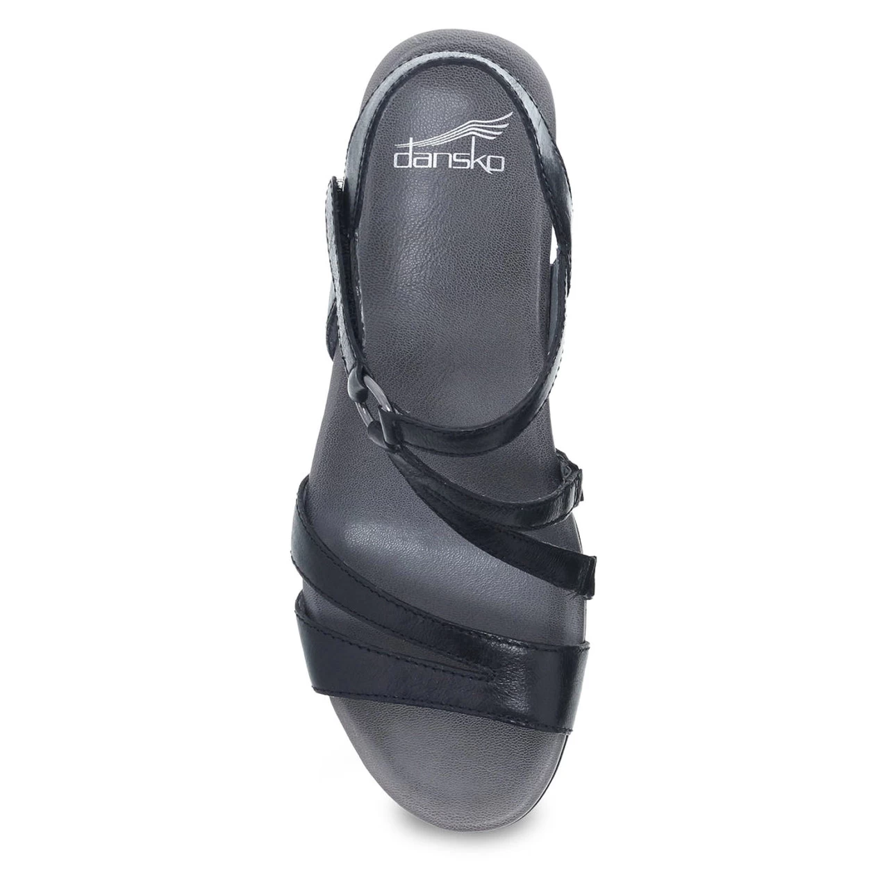 Dansko Women's Addyson - Black Glazed Leather 7 Dansko Women's Addyson - Black Glazed Leather - Image 5