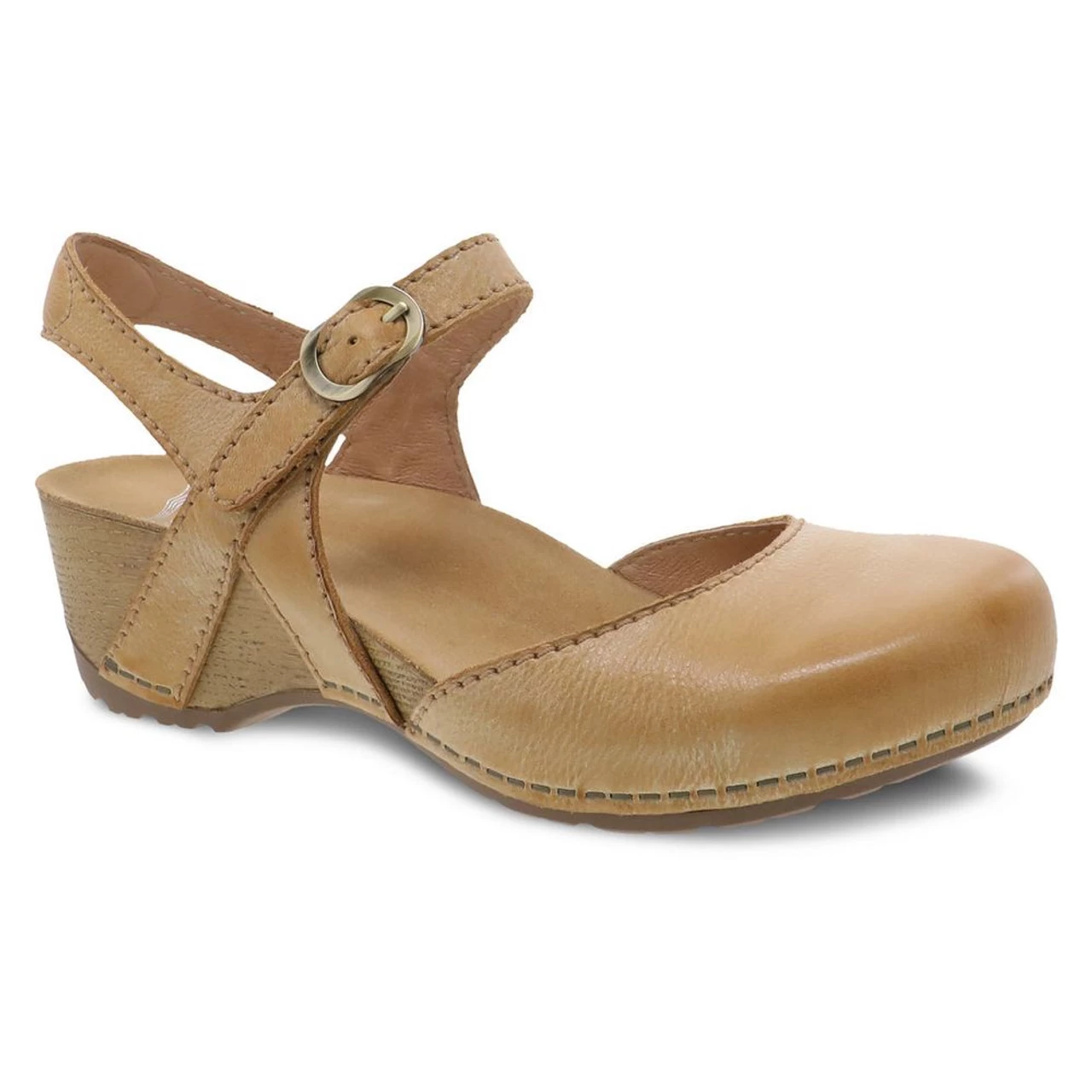Dansko Women's Tiffani - Tan Milled Burnished 4 Dansko Women's Tiffani - Tan Milled Burnished - Image 2