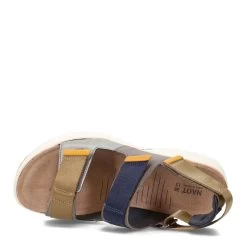 Naot Women's Odyssey - Sterling / Foggy Gray / Polar Sea / Marigold -Sandals Outlet 1 2375624 ZM 5 97348.1646170803