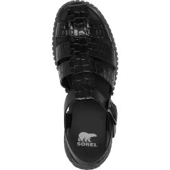 Sorel Women's ONA Streetworks Fisherman Mid - Black / Sea Salt -Sandals Outlet 1 04913.1707495618