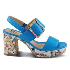 Spring Step Women's Azucar - Royal Blue Multi -Sandals Outlet 1 07117.1712779127
