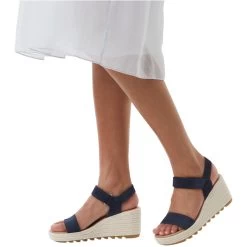 Sorel Women's Cameron Wedge - Nocturnal / Gum 17 -Sandals Outlet 1 15021.1678718425