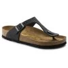 Birkenstock Women's Gizeh Oiled Leather - Black (Regular Width) 1 Birkenstock Women's Gizeh Oiled Leather - Black (Regular Width) -Sandals Outlet 1 33354.1560279689