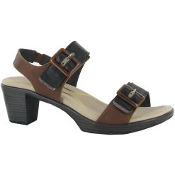 Naot Women's Mode - Saddle Brown / Soft Black / Khaki Beige / Radiant Copper Leather