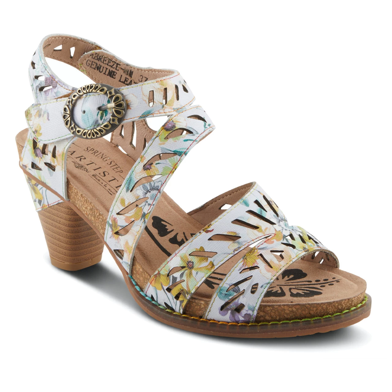 Spring Step L'Artiste Women's Abreeze - White Multi 3 Spring Step L'Artiste Women's Abreeze - White Multi