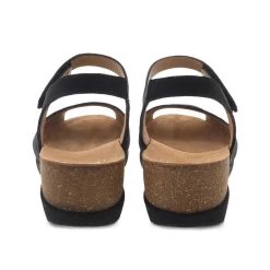 Dansko Women's Marcy - Black Milled Nubuck -Sandals Outlet 1 47363.1648065327