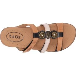 Taos Footwear Women's Prize 4 - Tan Multi -Sandals Outlet 1 54922.1680113321