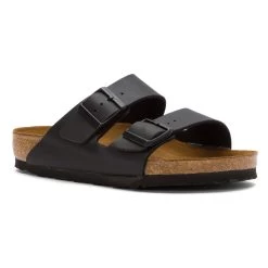 Birkenstock Arizona Soft Footbed Birko-Flor - Black (Narrow Width)