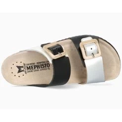 Mephisto Women's Madison - Black / White -Sandals Outlet 1 85117.1680030139