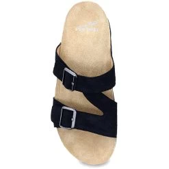 Dansko Women's Dayna - Black Suede -Sandals Outlet 1 90653.1677011521