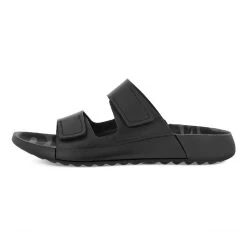 ECCO Women's 2nd Cozmo Two Band Slide - Black -Sandals Outlet 206823 01001 left 41498.1650290628