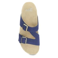 Dansko Women's Dayna - Navy Suede -Sandals Outlet 2106757800 VIT 47976.1711643789