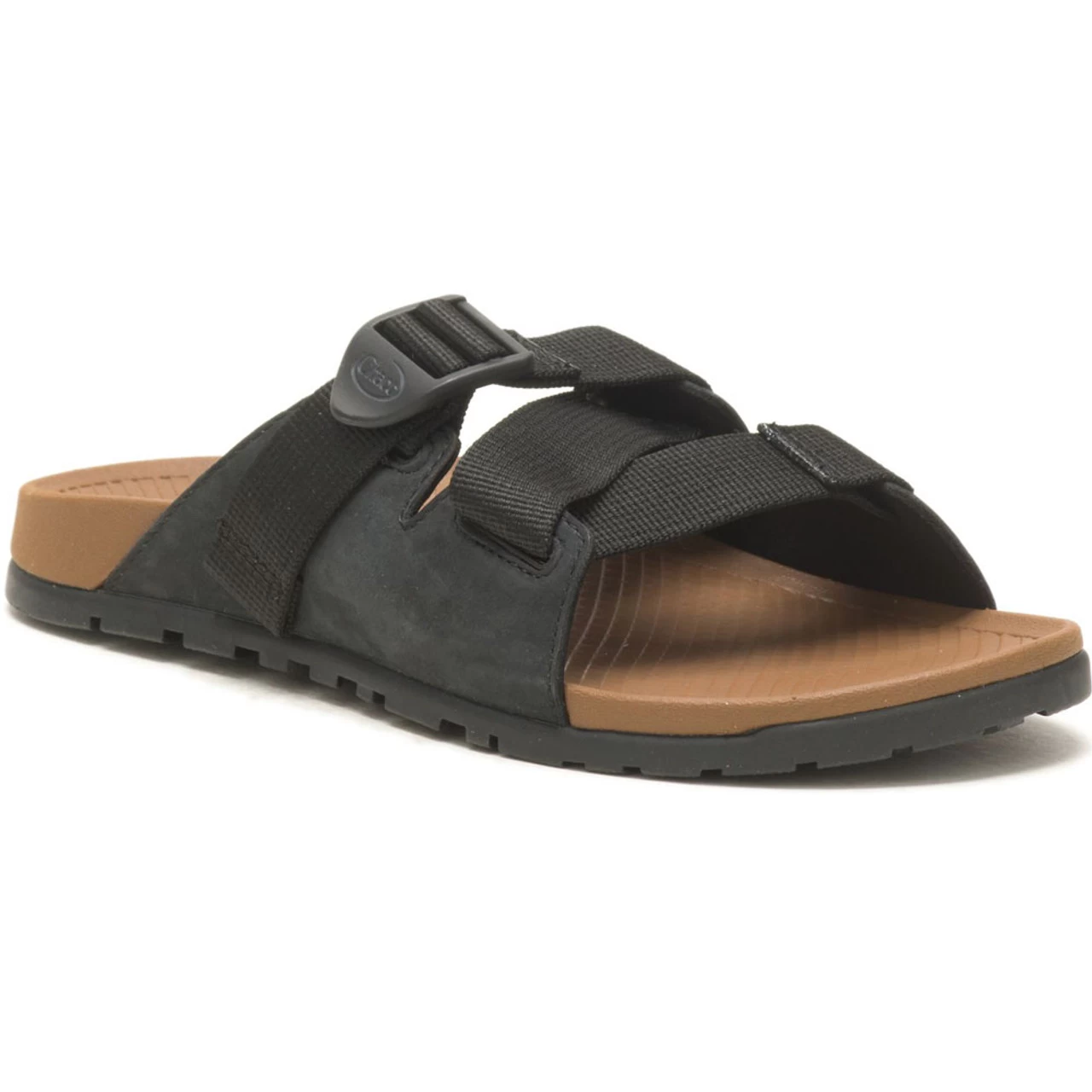 Chaco Women's Lowdown Leather Slide - Black 4 Chaco Women's Lowdown Leather Slide - Black - Image 2