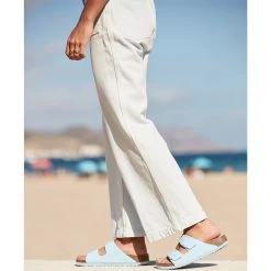 Birkenstock Women's Arizona Vegan Birko-Flor - Sky (Narrow Width) -Sandals Outlet 2 37109.1654281629