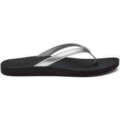 Olukai Women's Puawe - Silver / Black