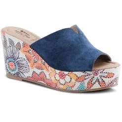 Spring Step Women's Laylani - Blue Suede