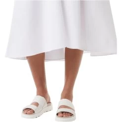 Sorel Women's Viibe Slide - Sea Salt / Dark Stone -Sandals Outlet 2 83184.1678736516