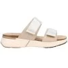 Naot Women's Calliope - Soft Ivory Leather / Soft Silver Leather / Silver Gray Woven Strap -Sandals Outlet 30831 p2 82609.1678901992