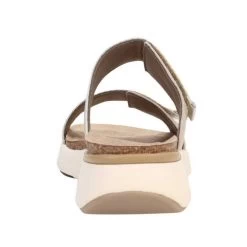 Naot Women's Calliope - Soft Ivory Leather / Soft Silver Leather / Silver Gray Woven Strap -Sandals Outlet 30831 p6 55630.1678901978