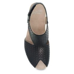 Dansko Women's Teagan - Black -Sandals Outlet 3115471400 VIT 48285.1713200485