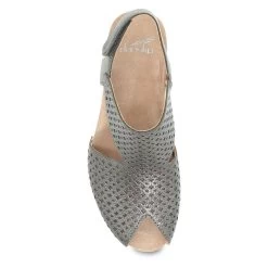 Dansko Women's Teagan - Gunmetal Metallic -Sandals Outlet 3115871400 VIT 30749.1710860640