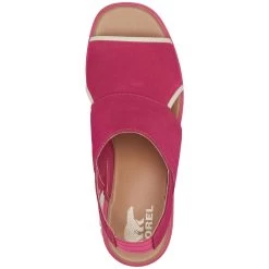 Sorel Women's Joanie III Slingback - Fuchsia Fizz / Chalk -Sandals Outlet 3 57001.1678658330