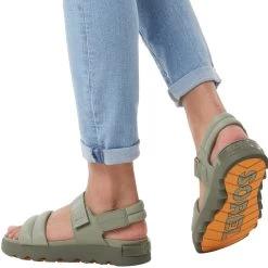 Sorel Women's Viibe - Safari / Stone Green -Sandals Outlet 3 58467.1707426574