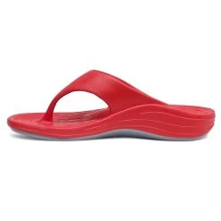 Aetrex Men's Maui Flips - Red -Sandals Outlet 3 63337.1562094638