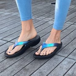 OOFOS OOlala Luxe - Atlantis -Sandals Outlet 3 74535.1652201161