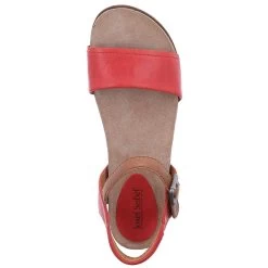 Josef Seibel Women's Clea 01 Sandal - Red -Sandals Outlet 3 87801.1649963746