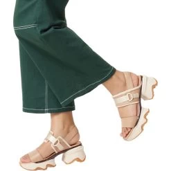 Sorel Women's Kinetic Impact Slingback - Honest Beige / Honey White -Sandals Outlet 3h 44076.1707424117