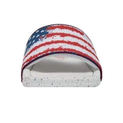 Hey Dude Women's Chandler Knit - Flag -Sandals Outlet 40114 1JR CHANDLERKNIT FLAG LEFTFRONT 79755.1686170048