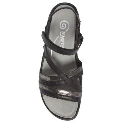 Naot Women's Toi - Soft Black / Metallic Onyx -Sandals Outlet 4 02469.1646161700