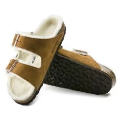 Birkenstock Arizona Shearling - Mink (Regular Width) -Sandals Outlet 4 09123.1626797738