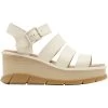 Sorel Women's Joanie III Ankle Strap Wedge - Chalk / Gum 17 -Sandals Outlet 4 22827.1678725681