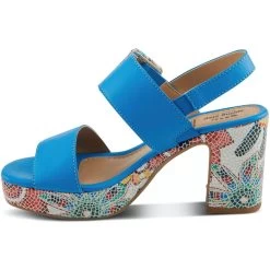 Spring Step Women's Azucar - Royal Blue Multi -Sandals Outlet 4 59895.1712779104