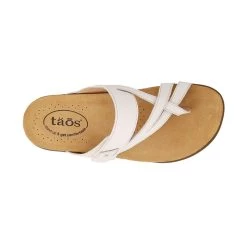 Taos Footwear Women's Perfect - White -Sandals Outlet 4 73590.1624904324