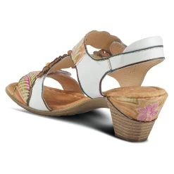 Spring Step Women's L'Artiste Aromas - White Multi -Sandals Outlet 4 85586.1713190628