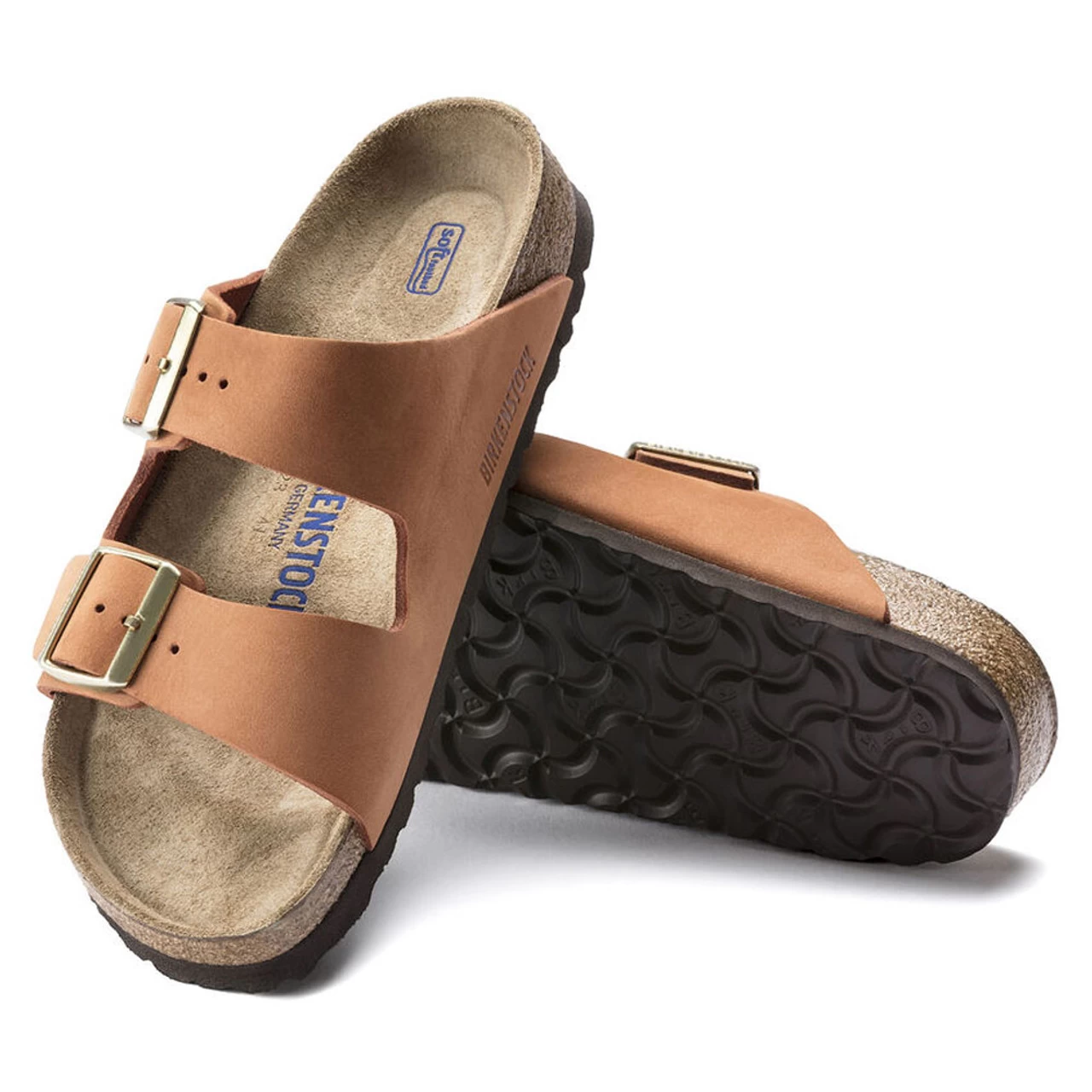 Birkenstock Arizona Soft Footbed Nubuck Leather - Pecan (Narrow Width) 6 Birkenstock Arizona Soft Footbed Nubuck Leather - Pecan (Narrow Width) - Image 4