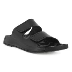 ECCO Men's 2nd Cozmo Two Band Slide - Black