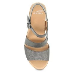 Dansko Women's Tansy - Gunmetal Metallic -Sandals Outlet 5015870300 VIT 44329.1711645378
