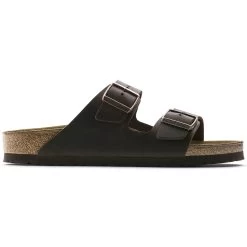 Birkenstock Arizona Oiled Leather - Habana (Regular Width) -Sandals Outlet 52533 side 69506.1553091543