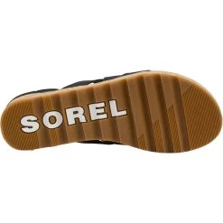 Sorel Women's Cameron Flatform Lace - Black / Gum 2 -Sandals Outlet 55 09616.1678811365